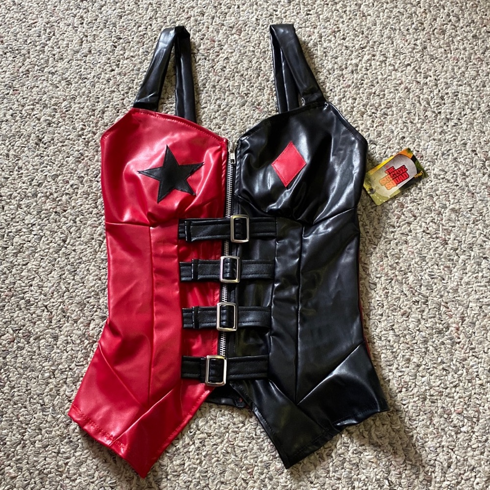 harley quinn corset halloween costume